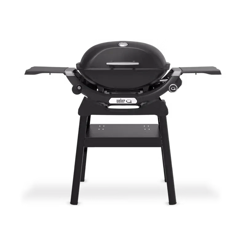 Weber Q2200N Gas BBQ with Compact Stand and Side Tables