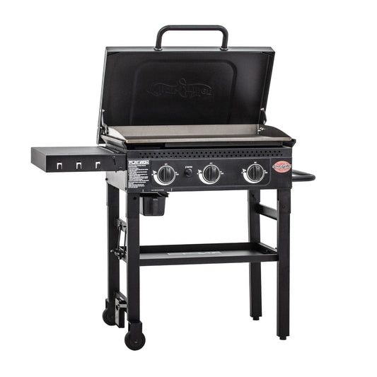 Char-Griller 3 Burner Flat Iron Gas Griddle Plancha BBQ